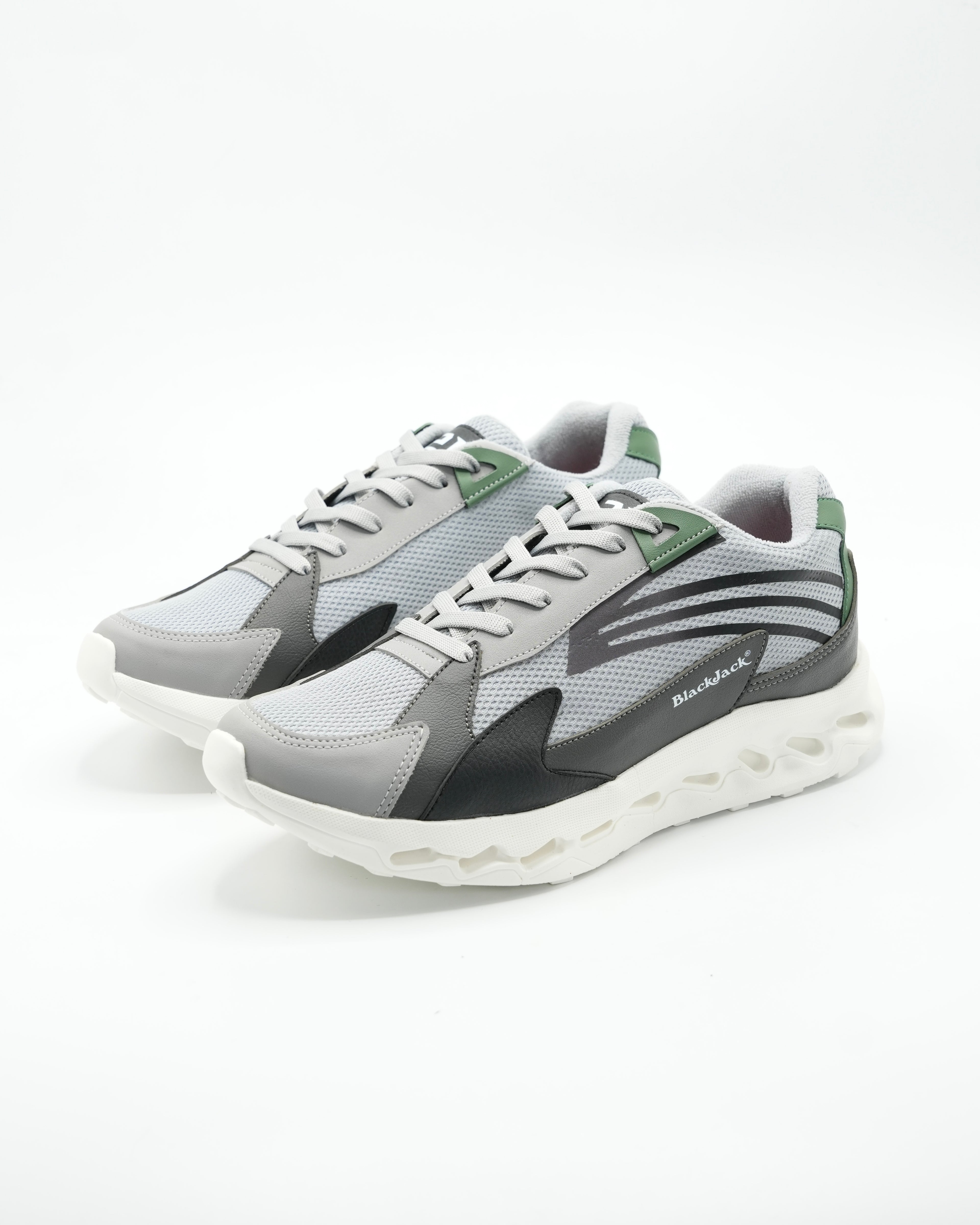 Sneaker Vissel Gris - Verde