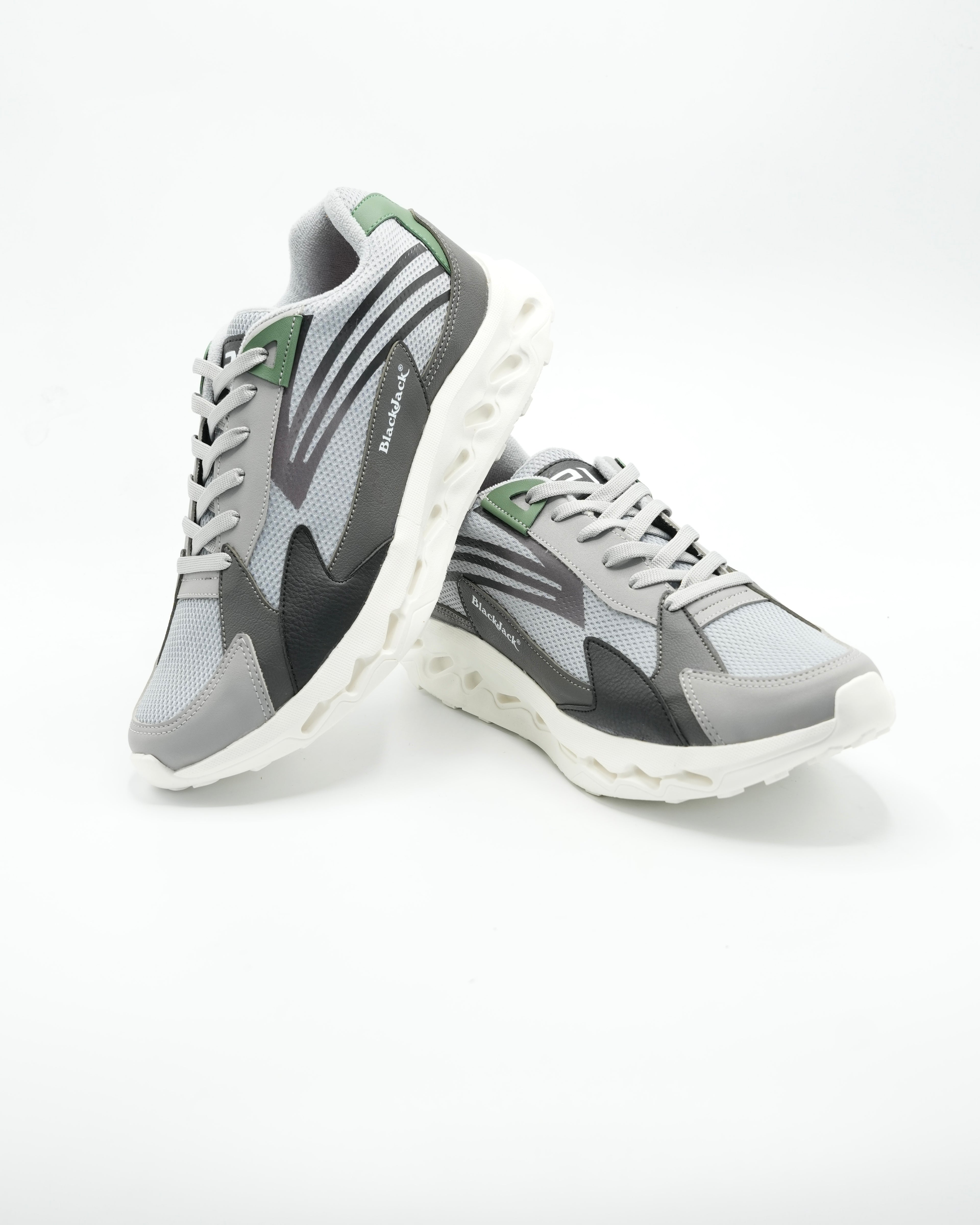 Sneaker Vissel Gris - Verde