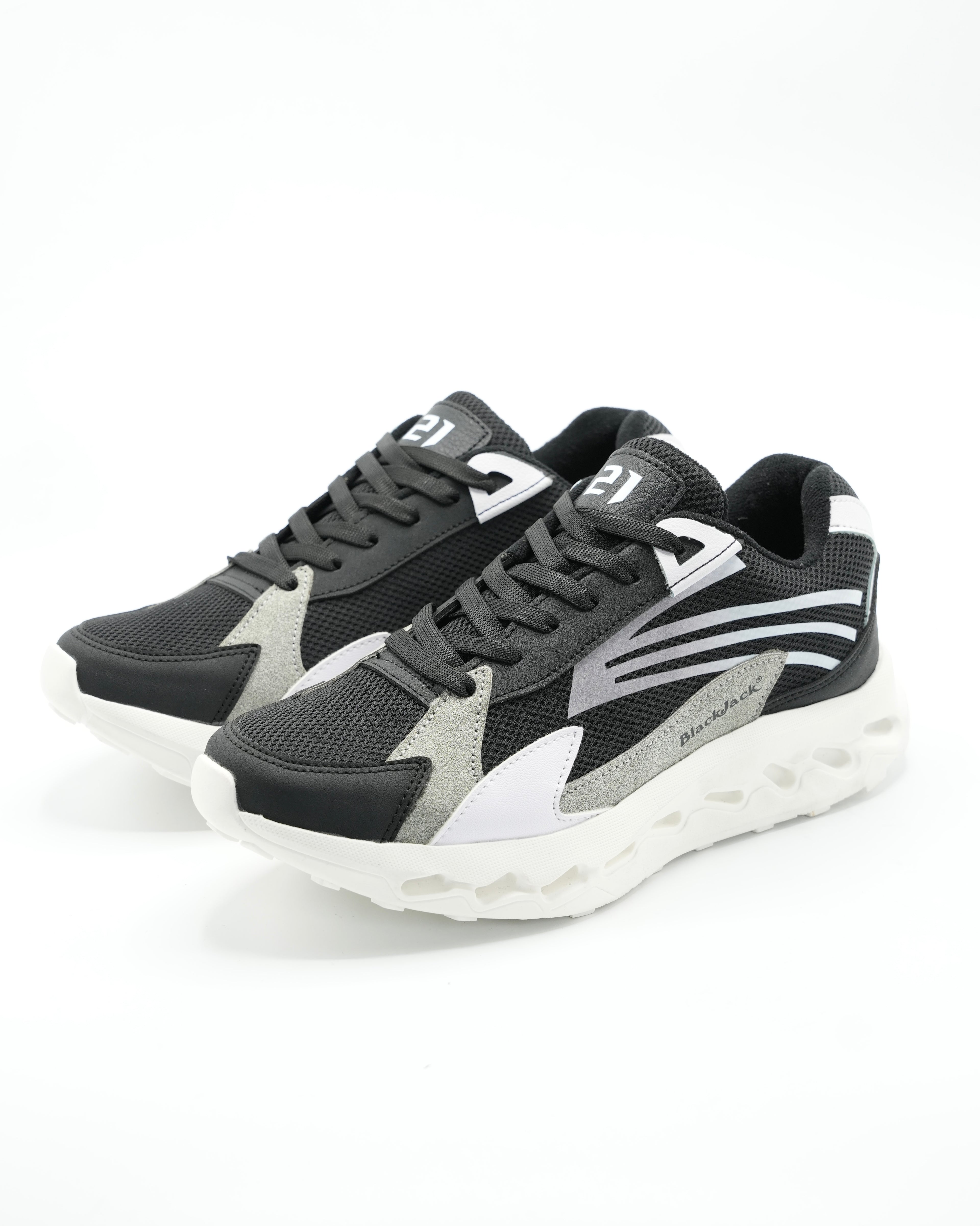 Sneaker Vissel Negro - Blanco