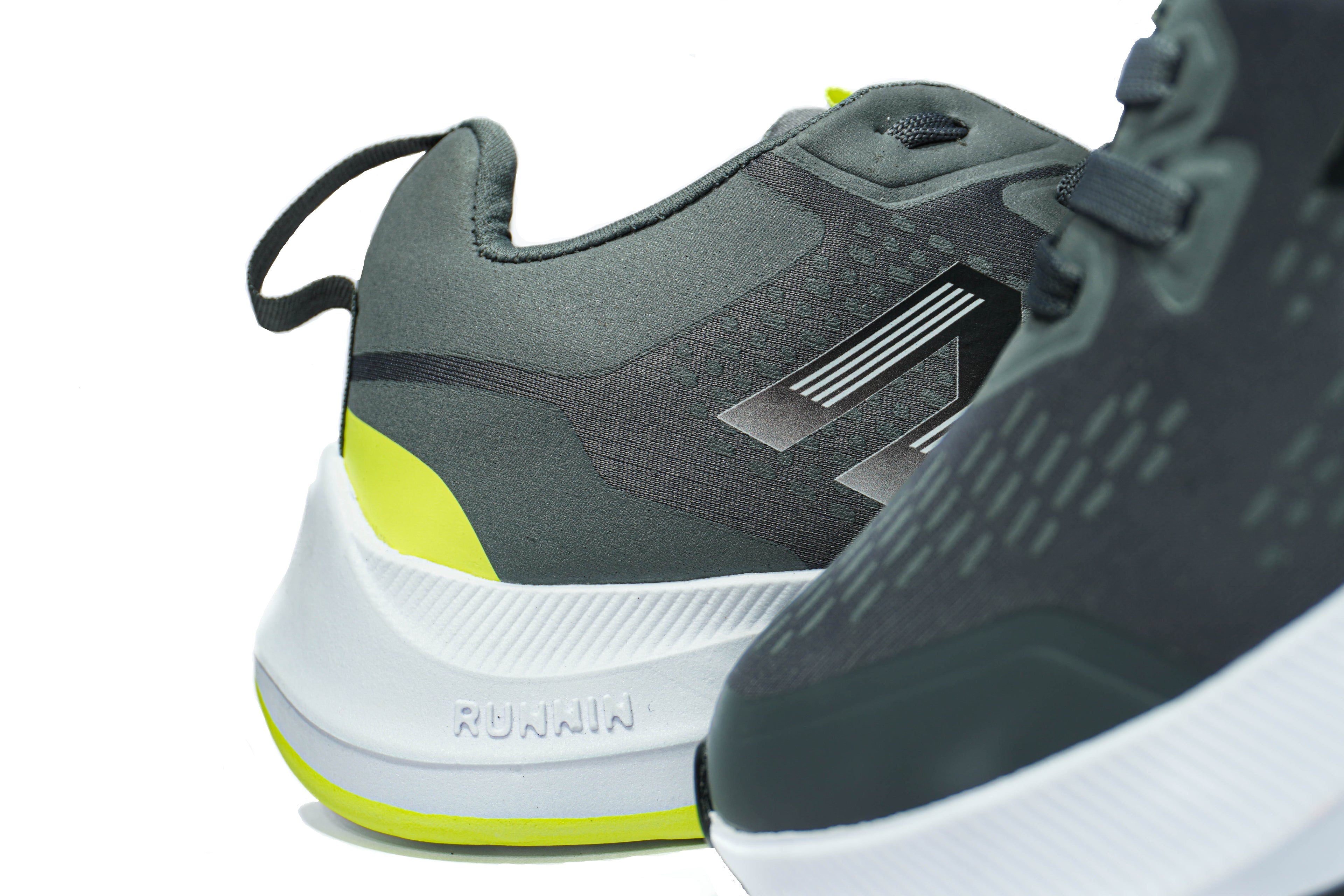 Sneaker Runnin Gris - Verde