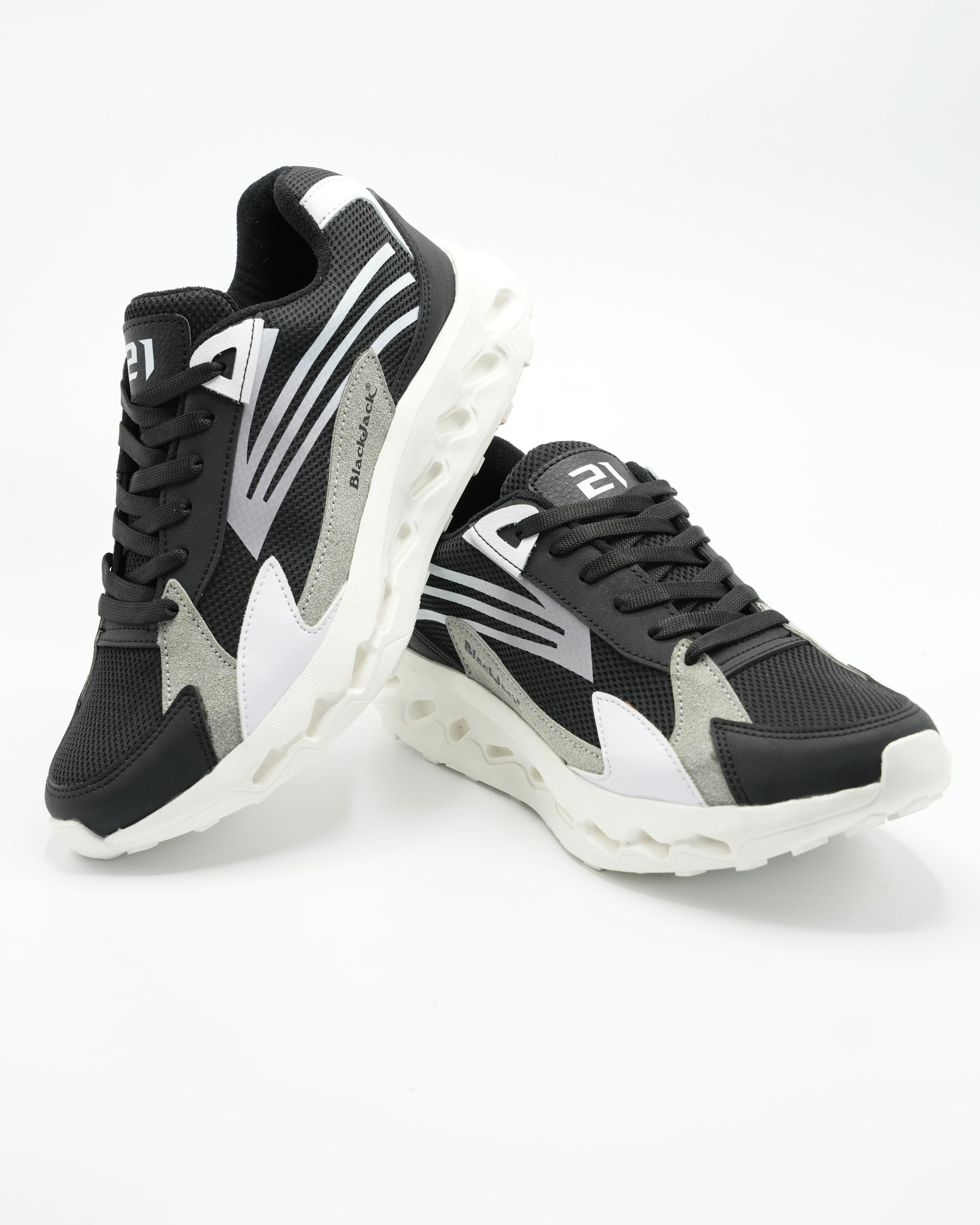Sneaker Vissel Negro - Blanco